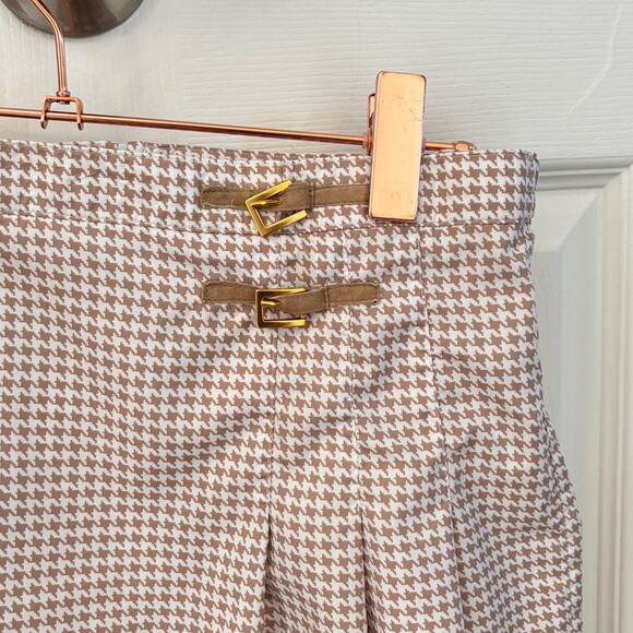 Vintage Houndstooth Circle Mini Skirt - Picture 2 of 6